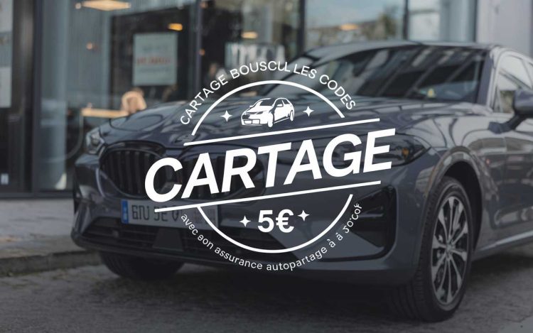 Cartage bouscule les codes avec son assurance autopartage à 5€