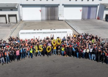 La Tesla Lathrop Megafactory atteint un incroyable jalon pour les batteries Megapack !