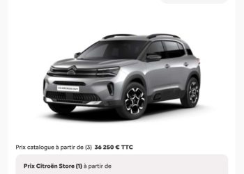 Citroën brade son ancien C5 Aircross : une offre incroyable à -7170 euros qui va vous surprendre !