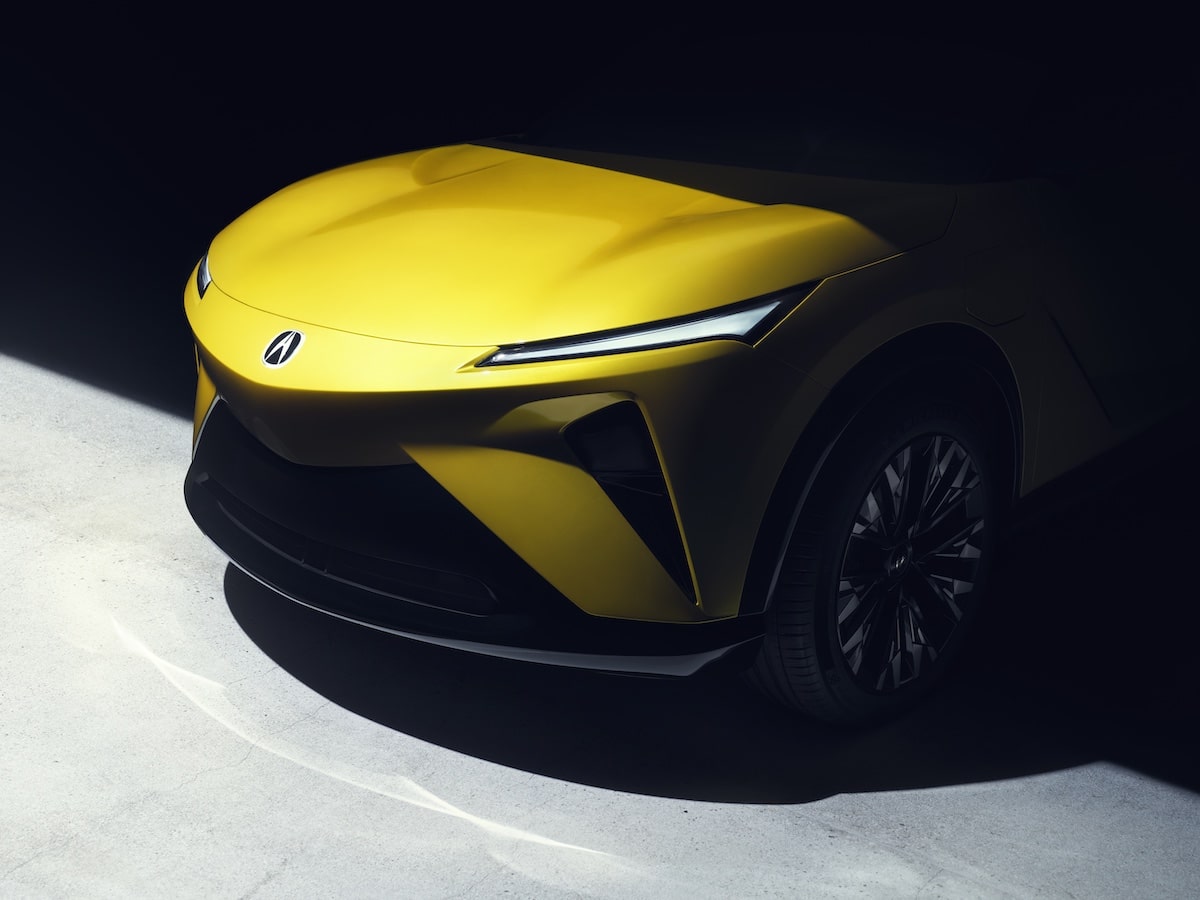 Détail avant du prototype Acura RSX