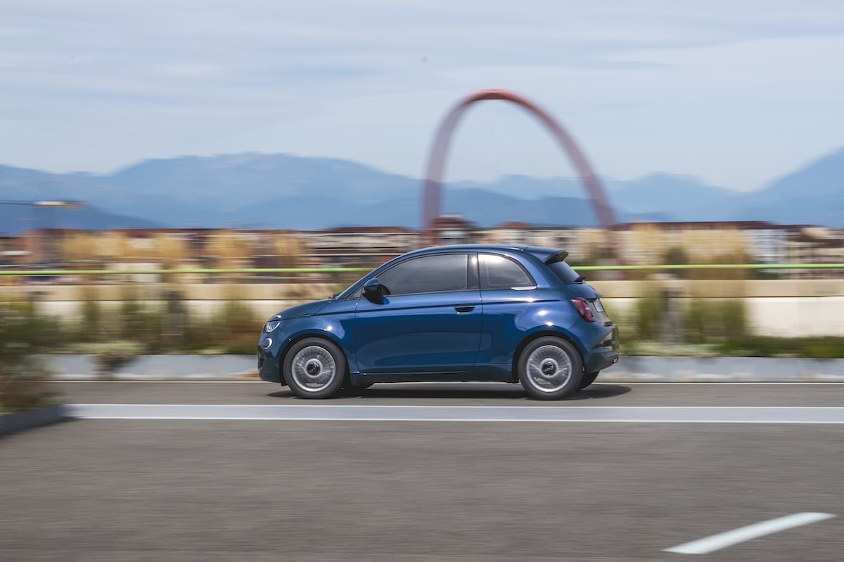 Intérieur de la Fiat 500 Hybrid Torino
