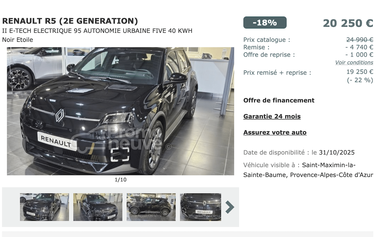 Promotion Renault 5
