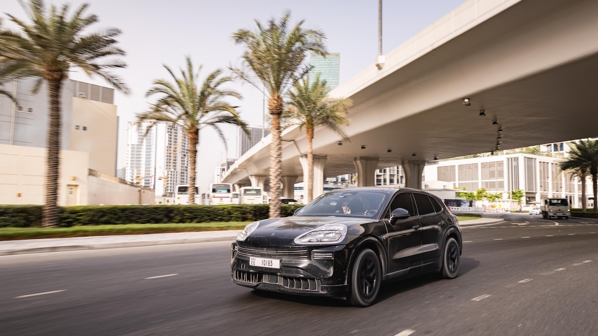 Porsche Cayenne en action