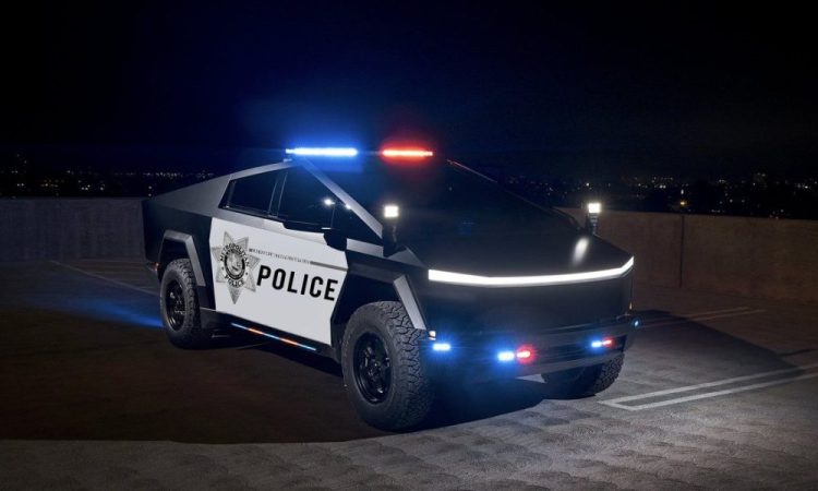 Des Tesla Cybertruck modifiées par un tuner prestigieux atterrissent au Las Vegas PD et bouleversent la police !