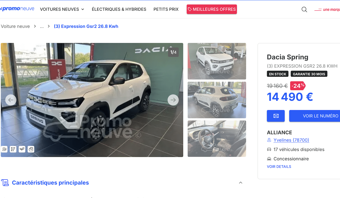 Dacia Spring Promotion