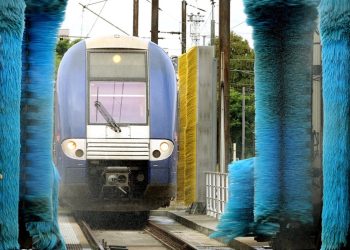 Lavage des trains : comment la SNCF diminue sa facture d’eau grâce à l’IA et vous surprendra !