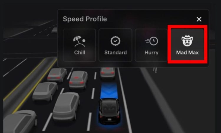 Découvrez le nouveau mode ‘Mad Max’ de Tesla : la version Full Self-Driving la plus rapide à ce jour!