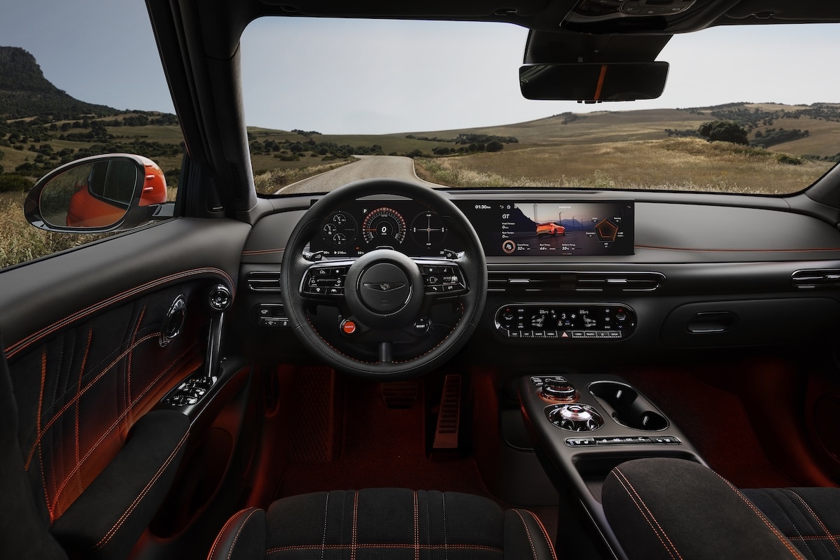 Intérieur du Genesis GV60 Magma