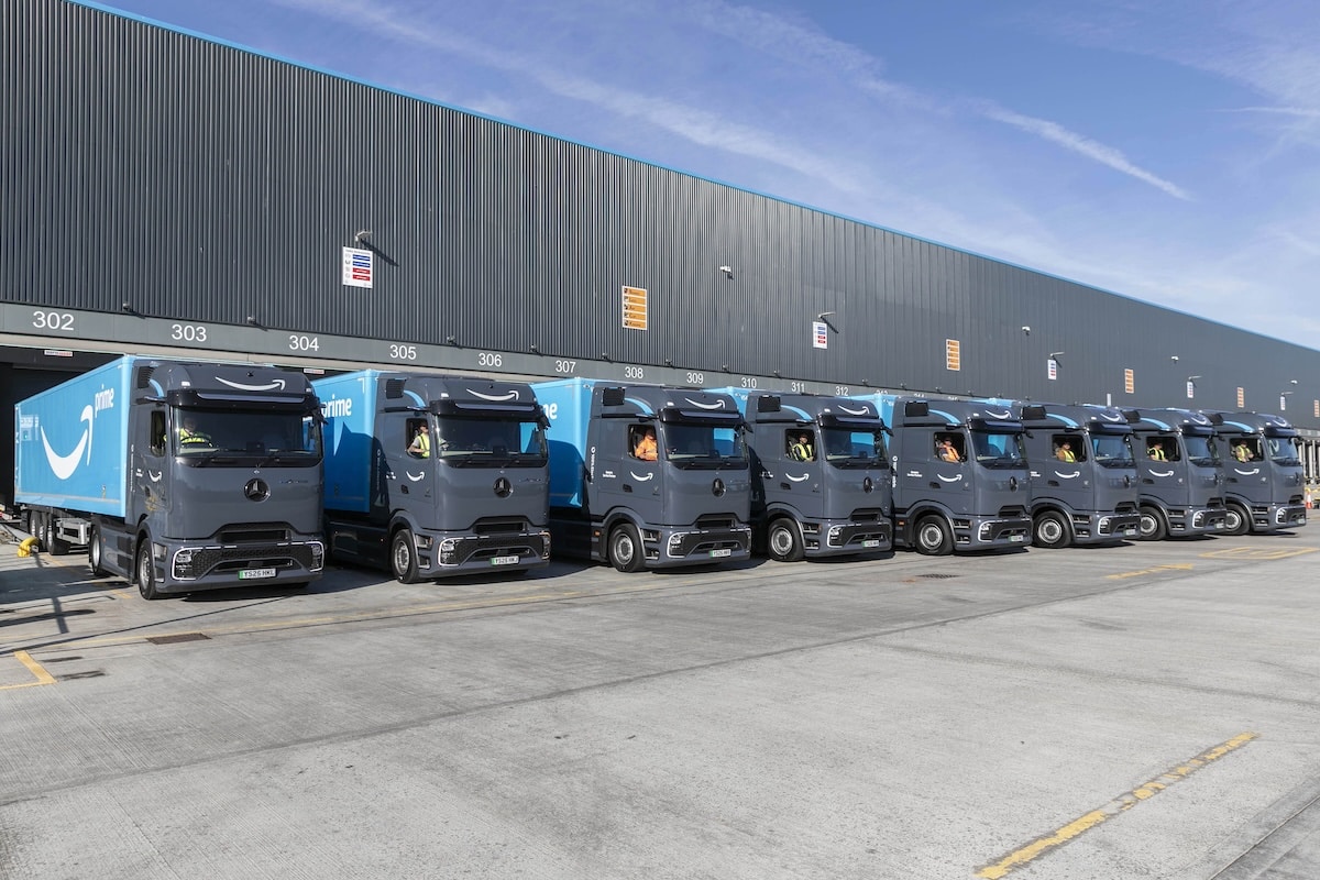 Mercedes eActros 600 Amazon UK