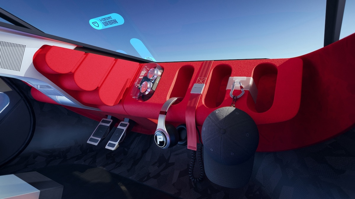 Intérieur du Peugeot Polygon Concept