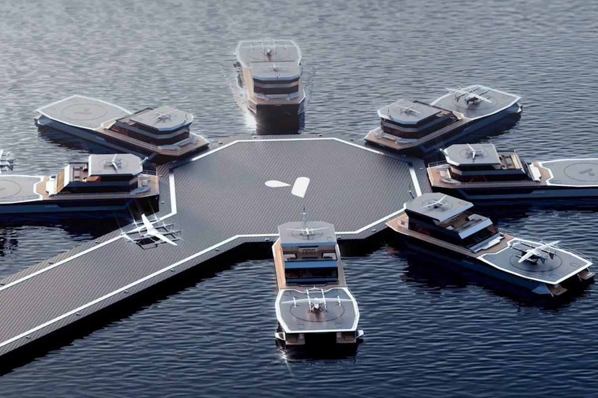Vertiport flottant d'AutoFlight