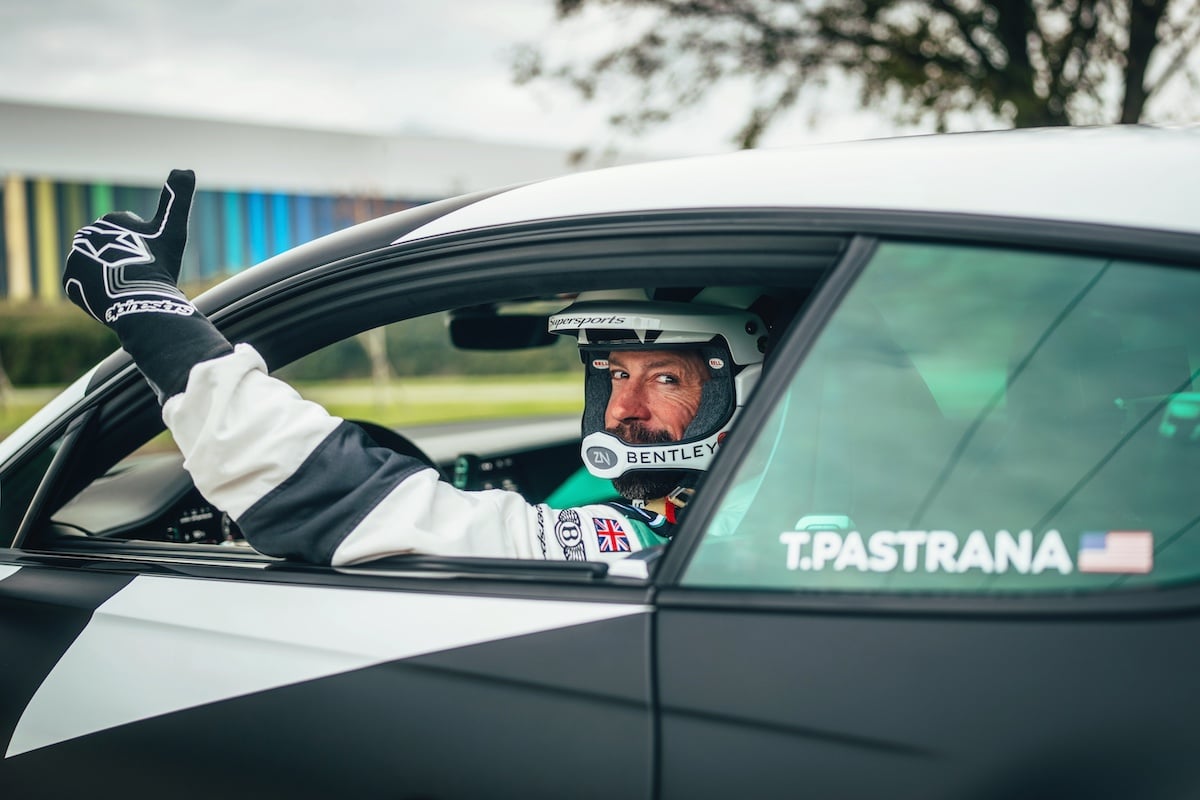 Drift de la Bentley Supersports