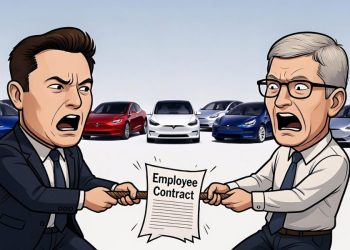 Les ingénieurs de Tesla ont ignoré les appels de ce géant technologique sur son projet de véhicule électrique désormais abandonné !