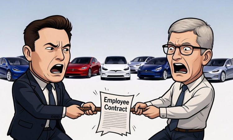 Les ingénieurs de Tesla ont ignoré les appels de ce géant technologique sur son projet de véhicule électrique désormais abandonné !