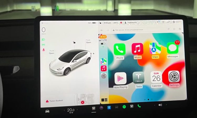 Les ambitions de Tesla pour Apple CarPlay sont loin d’être mortes, elles avancent à grands pas !