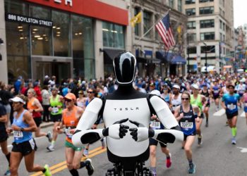 Tesla envoie son robot humanoïde Optimus au marathon de Boston : un événement qui va bouleverser la course !